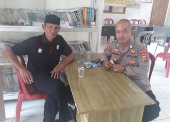 Berkunjung Kepada warga Bhabinkamtibmas Polsek Wanasalam Polres Lebak Sampaikan Pesan Kamtibmas