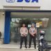 Kanit Binmas Polsek Rangkasbitung Polres Lebak Berikan Penyuluhan Kambtibmas Ke Satpam Bank BCA