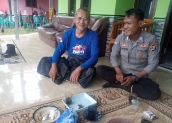 Galang Tomas Desa Binaan, Personel Bhabinkamtibmas Polsek Mancak Polres Cilegon Polda Banten Gali Informasi Kamtibmas