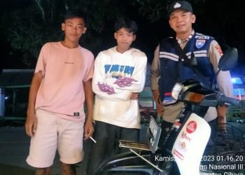Cegah Gangguan Kamtibmas Personil Polsek Panggarangan Polres Lebak Laksanakan Kegiatan Patroli Pada Malam Hari