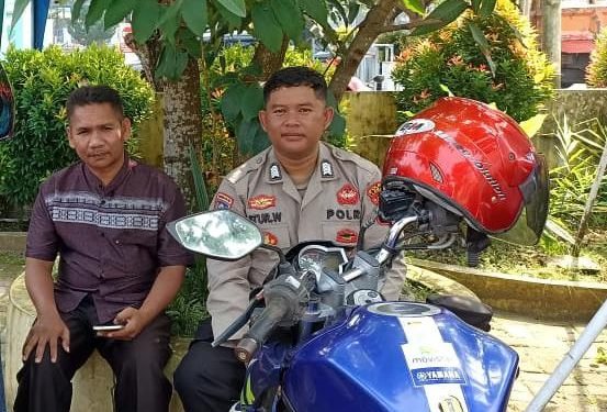 Bhabinkamtibmas Polsek Rangkasbitung Polres Lebak Laksanakan Program Quick Wins Presisi Polri
