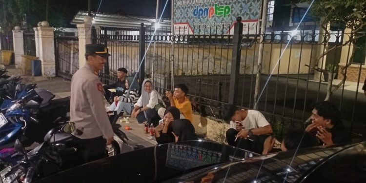 Kapolsek Rangkasbitung Polres Lebak Mengajak Para Remaja Untuk Ikut Jaga Kamtibmas