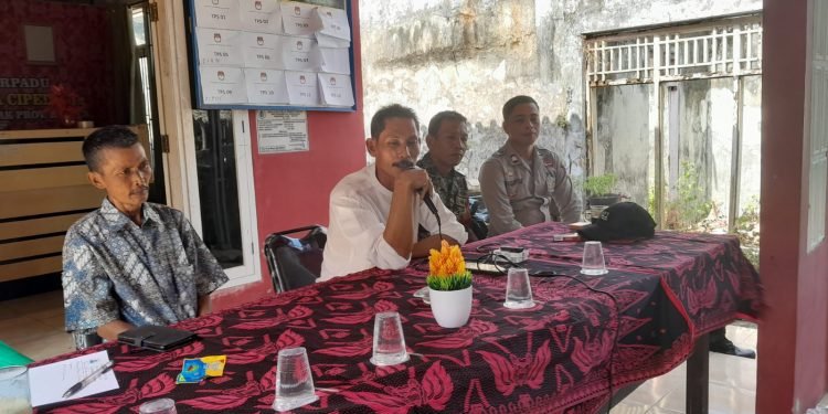 Sinergitas Yang Solid Tiga Pilar Desa Cipedang Kecamatan Wanasalam Berkomitmen Wujudkan Situasi Yang Aman dan Kondusif