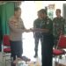 Beri Ucapan HUT Bhayangkara ke-77, Koramil Cikeusal Bersama staf Sambangi Polsek Cikesal