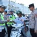 Hari ke 9 Budayakan Tertib Lalu Lintas Polres Cilegon Laksanakan Ops Patuh Maung 2023
