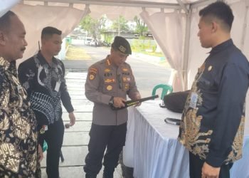 Dirpamobvit Laksanakan Pengecekan Pengamanan Kunjungan Kerja Wakil Presiden RI ke Pondok Pesantren An-Nawawi Tanara