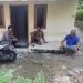 Sosialisasi 110,Bhabinkamtibmas Polsek Ciwandan Polres Cilegon Polda Banten Door To Door Datangi Warga