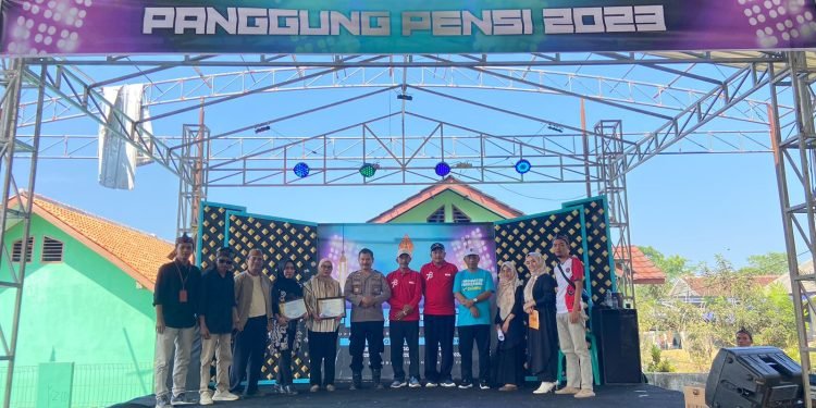 Kapolsek Cijaku Polres Lebak Menghadiri Pembukaan Perlombaan Pentas Seni PHBN Kemerdekaan RI Ke-78 Tahun 2023 Tingkat Kecamatan Cijaku