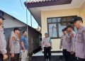 Personil Polsek Muncang polres lebak melaksanakan serah terima jaga piket