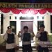 Guna Kewaspadaan Dan Kesiap Siagaan Personil Piket Polsek Panggarangan Polres Lebak Giat Sispam Mako Pada Malam Hari
