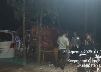 Antisipasi Gangguan Kamtibmas Polsek Curugbitung Polres Lebak Laksanakan Patroli Dialogis Rutin Malam Hari