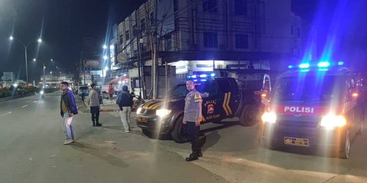 Cegah Tawuran pemuda dan Balap Liar di Malam hari!!! Polsek Cibeber Polres Cilegon Polda Banten lakukan KRYD malam hari