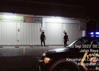 Cegah Aksi Pembobolan Minimarket, Polsek Curugbitung Polres Lebak Laksanakan Patroli Waralaba ke Indomaret