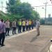 Memimpin apel pagi untuk mengecek kesiap Siagaan anggota dalam melaksanakan tugas sehari hari di Polsek warunggunung
