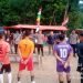Anggota Polsek Rangkasbitung Polres Lebak Giat Pengamanan Semi Final Tournament Sepak Bola Antar RT