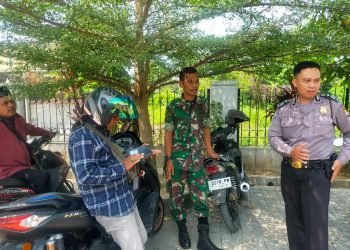 Bhabinkamtibmas Polsek Rangkasbitung Polres Lebak Bersama Babinsa Hampiri Warga Kampung Salahaur