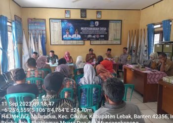 Sambang Desa, Wujud Kedekatan Bhabinkamtibmas Polsek Cikulur Polres Lebak Dengan Warga