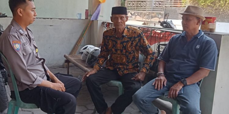 Jalin Silaturahmi Bersama Umaro,Bhabinkamtibmas Polsek Ciwandan Polres Cilegon Peringati PHBI Maulid Nabi SAW