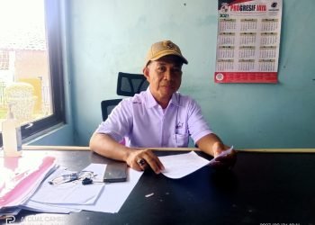 Kepala Kelurahan Cijoropasir Angkat Bicara Taman Angklung  Jadi Tempat Parkir Truk Pasir
