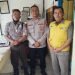 Kanit Binmas Polsek Rangkasbitung Polres Lebak Sambangi Satpam PT.Aplus Berikan Edukasi Kamtibmas
