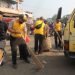 Ditbinmas Polda Banten Gelar Jumat Bersih di Pasar Rau Serang Kota