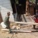 Kanit Binmas Polsek Panggarangan Polres Lebak Cek TKP Kebakaran Rumah Di Kampung Cikubeng
