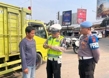 Hari Pertama Ops Zebra Maung 2023, Satgas Preventif dan Gakkum Ditlantas Polda Banten Laksanakan Gatur dan Patroli