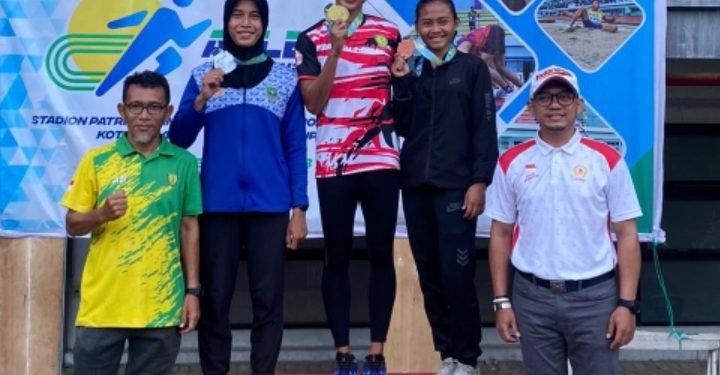 Personel Polwan Brimob Banten Menjuarai Atletik Putri di ajang Jabar Open dan Babak Kualifikasi PON XXI Aceh-Sumut