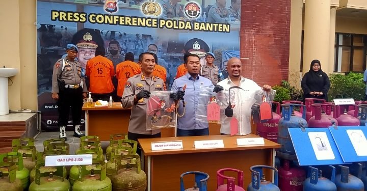 Polda Banten Berhasil Ungkap Kasus Penyalahgunaan LPG Bersubsidi di Kabupaten Lebak