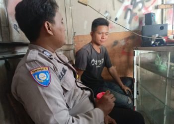 Pelihara Kamtibmas, Bhabinkamtibmas Polsek Tirtayasa Sambang Warga Binaan