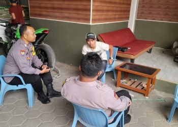 Personil Polsek Cibeber sambangi Tokoh masyarakat Cibeber