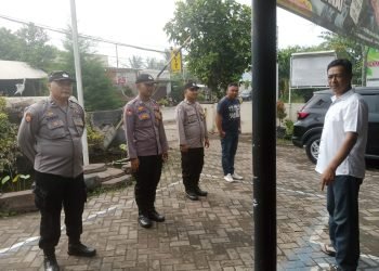 Pengamanan Markas !!! Polsek Puloampel Polres Cilegon Polda Banten implementasikan SOP dalam kesehariannya guna mendukung program Quick Wins Presisi Polri