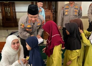 Polres Serang Melaksanakan Kegiatan Peringatan Maulid Nabi Besar Muhammad SAW 1445 H / 2023 M dan Santunan Anak Yatim