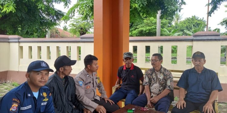 Bhabinkamtibmas jalin Silahturami dengan Anggota Linmas Kelurahan Kotabumi