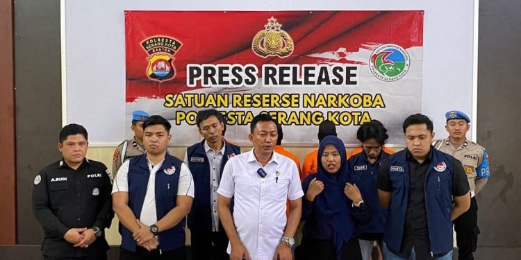Pengedar Narkotika Jenis Sabu,Diciduk Satreskrim Polresta Serang Kota