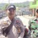 Pelayanan TNI POLRI Polsek Leuwidamar bersama Babinsa 0603 Leuwidamar dalam pengamanan Wisata Baduy
