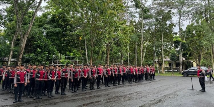 Antisipasi Kejahatan, Ditsamapta Polda Banten Gelar Patroli Gabungan