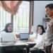 Kapolsek Rangkasbitung Polres Lebak Sambangi Kantor Desa Cimangeunteung