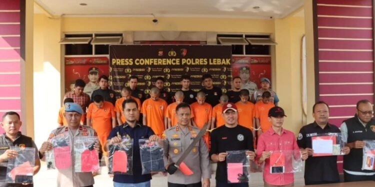 Kapolres Lebak Release Ungkap 8 Kasus Tindak Kejahatan Jalanan oleh Sat Reskrim Polres Lebak dan Polsek Jajaran Juli 2024