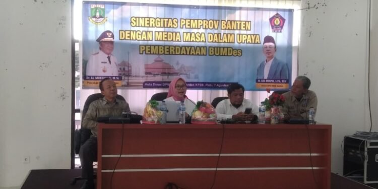 Pemprov Banten Perkuat Sinergi dengan Media Massa dalam Pemberdayaan BUMDes