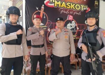 Sat Samapta Polres Pandeglang Lakukan Patroli Malam untuk Amankan Pilkada Serentak 2024