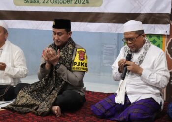 Pimpinan Ponpes Darrusalam Al Fahmu Ajak Kapolres Pandeglang dan Kapolda Banten Doa Bersama untuk Keamanan Pilkada Serentak 2024