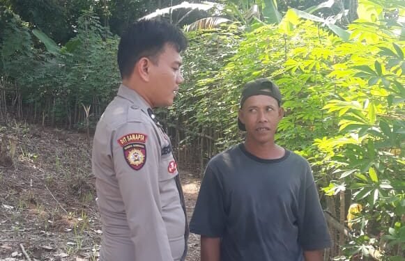 Kanit Binmas Melaksanakan Giat Silaturahmi dengan tokoh Masyarakat Kecamatan Jalupanggirang kab Lebak