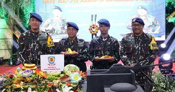 Kapolda Banten Hadiri Syukuran Hari Jadi ke-79 Korps Brimob Polri