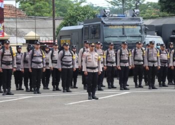 Apel Konsolidasi, Kapolres Pandeglang Apresiasi Personel Atas Keberhasilan Pengamanan TPS Pilkada 2024