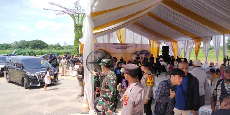 Personel  Polres Serang Gelar Pengamanan Kunjungan Kerja Menteri Kordinator  Infrasstruktur dan Pembangunan Kewilayahan RI