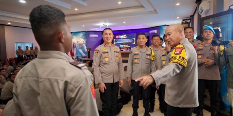 Jelang Pelantikan, Wakapolda Banten Beri Arahan Kepada Siswa Diktuk SPN Polda Banten