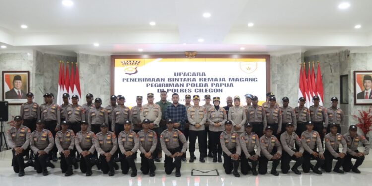 Penerimaan Bintara Remaja OAP di Polres cilegon
