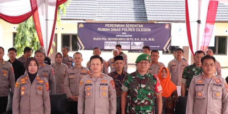Peresmian Pembangunan Rumah Dinas Polres Cilegon Tahun 2024
