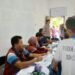 Bhabinkamtibmas Polsek Cimarga Polres Lebak Monitoring dan Pengamanan Pembagian Bansos BPNT dan PKH Kepada 325 KPM Di Desa Mekarjaya Cimarga